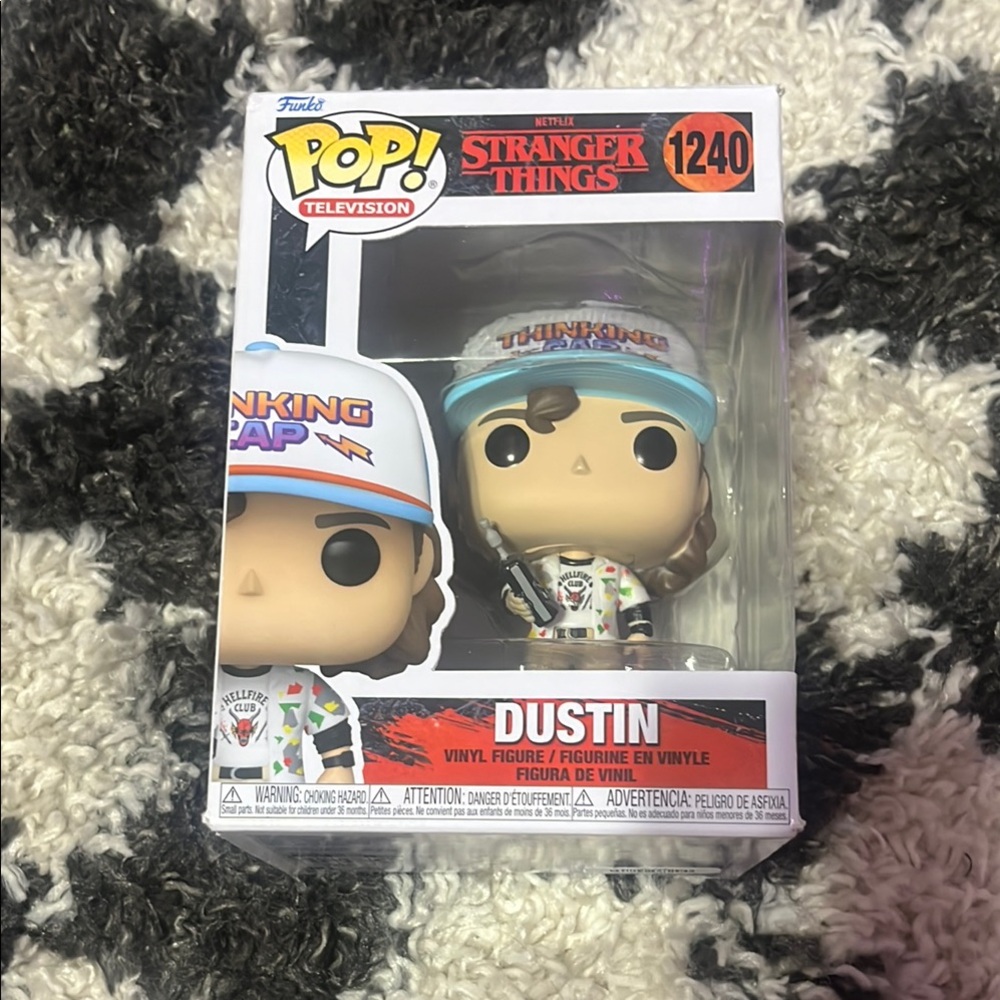 Funko Pop Stranger Things Dustin with Colorful Cap